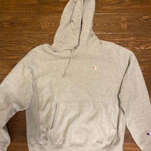 Champion Reverse Weave Heather Grey Hoodie